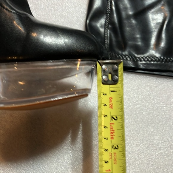 Lemon Drop by Privileged Pearl over the knee platform boots. New. - Picture 3 of 8